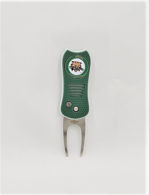 Team Golf NCAA Ohio Bobcats Switchblade Divot Tool with Ball Marker