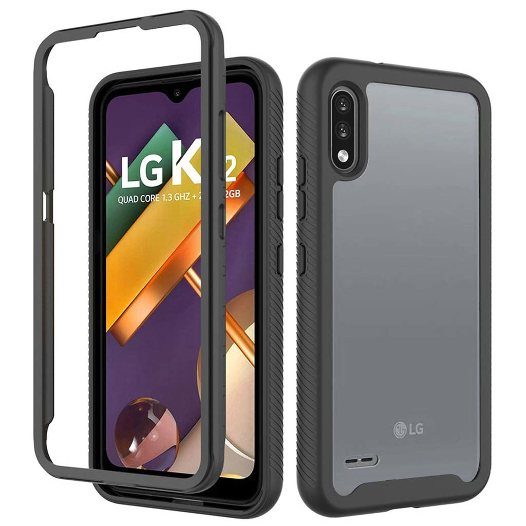 GSA Shockproof Bumper Case for LG K22 & K32 - Clear Black