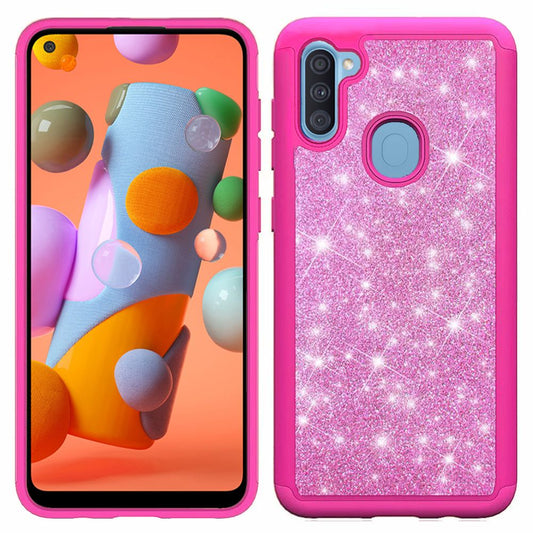 GSA Glitter Bling Candy Case for Samsung Galaxy A21 - Hot Pink