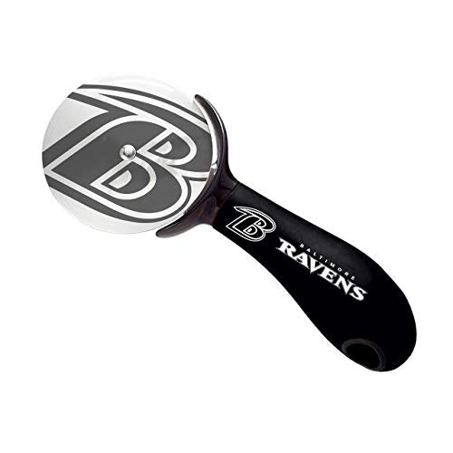 Sports Vault NFL Baltimore Ravens Pizza Cutter with Logo 3.25" Wheel