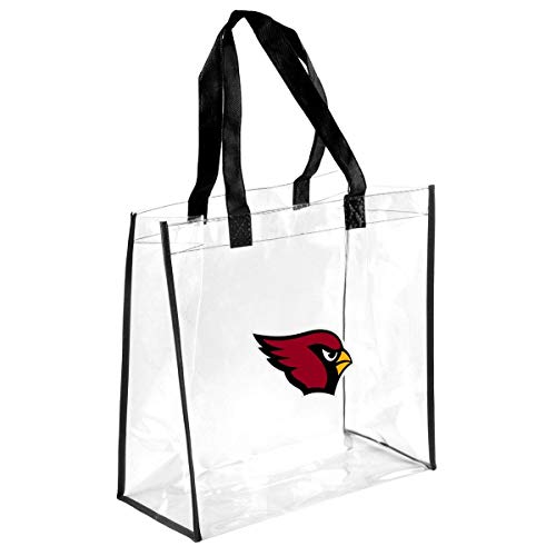 FOCO NFL Officially Licensed Arizona Cardinals Clear Reusable Bag