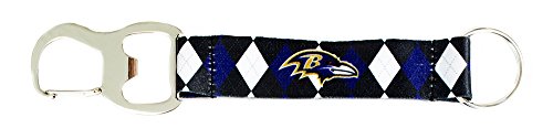 PSG NFL Baltimore Ravens Tailgate Buddy - Strap Keychain with Bottle Opener