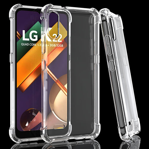 GSA Deluxe Slim Flexible Candy Case for LG K22 & K32 - Clear