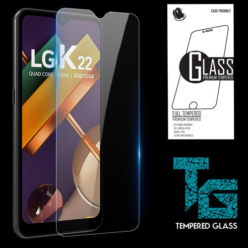 GSA 0.33mm Tempered Glass Screen Protector for LG K22 & K32 - Clear 2 PACK