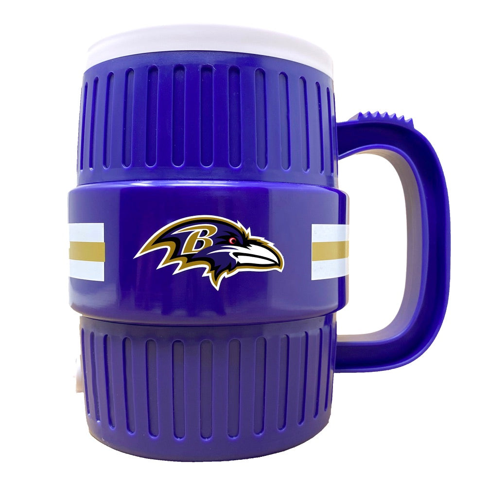 PA NFL Baltimore Ravens Water Cooler Mug, Team Color, 44-Ounces