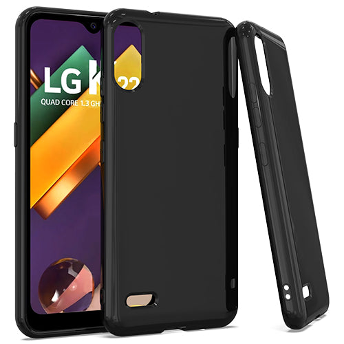 GSA Slim Flexible Candy Case for LG K22 & K32 - Black