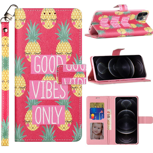 GSA Kaseault Design Flip Wallet Case for Samsung A52 5g - Good Vibes