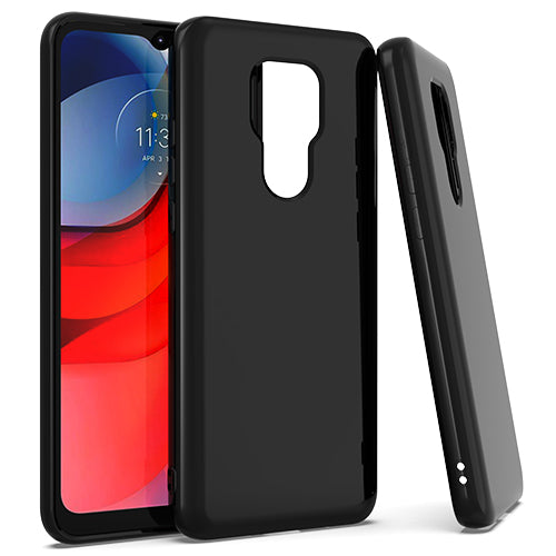 GSA Slim Flexible Candy Case for Moto G Play 2021, XT2093 - Black