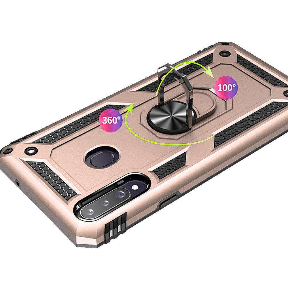 GSA Slim Armor Case Ring Stand for Samsung Galaxy A02s - Gold
