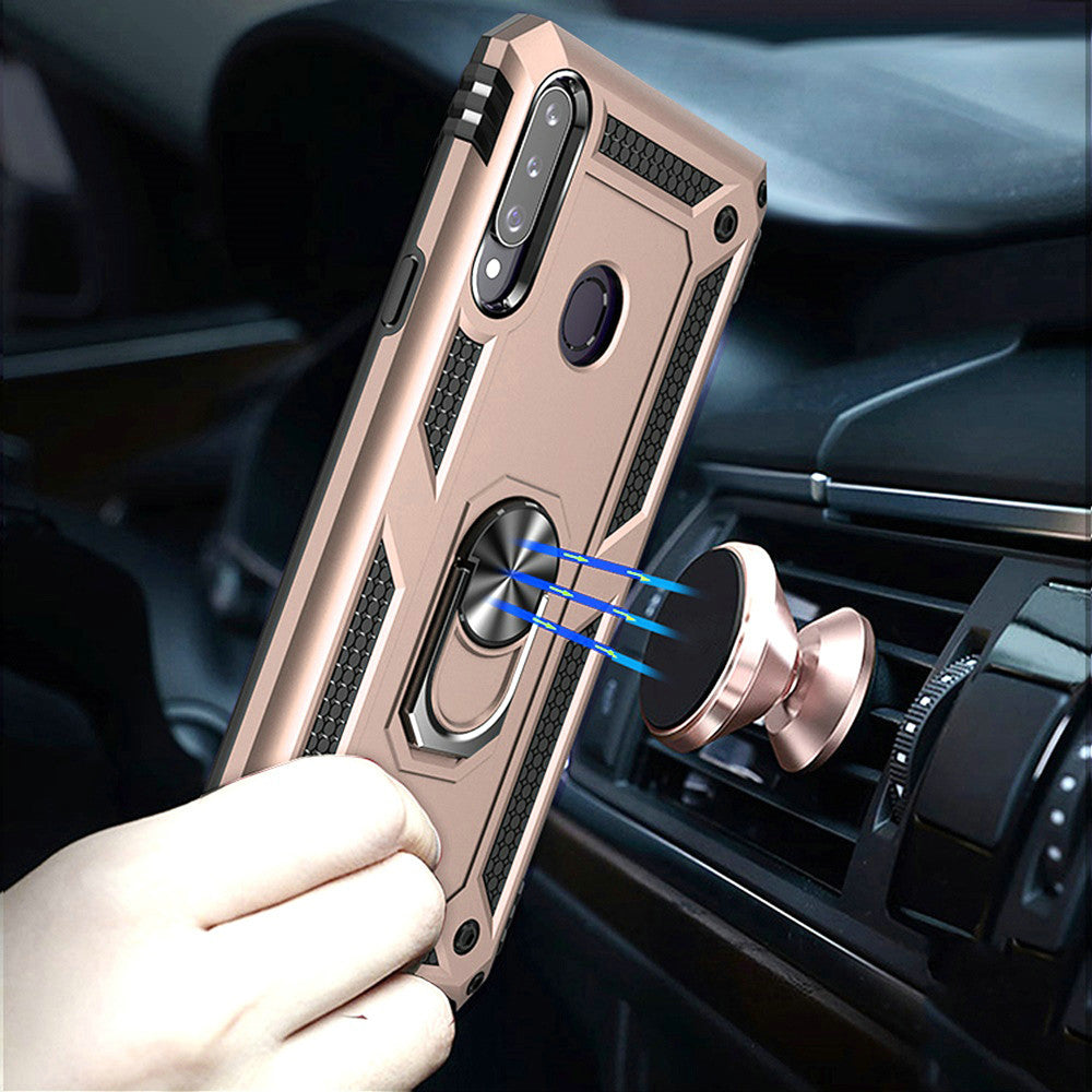 GSA Slim Armor Case Ring Stand for Samsung Galaxy A02s - Gold