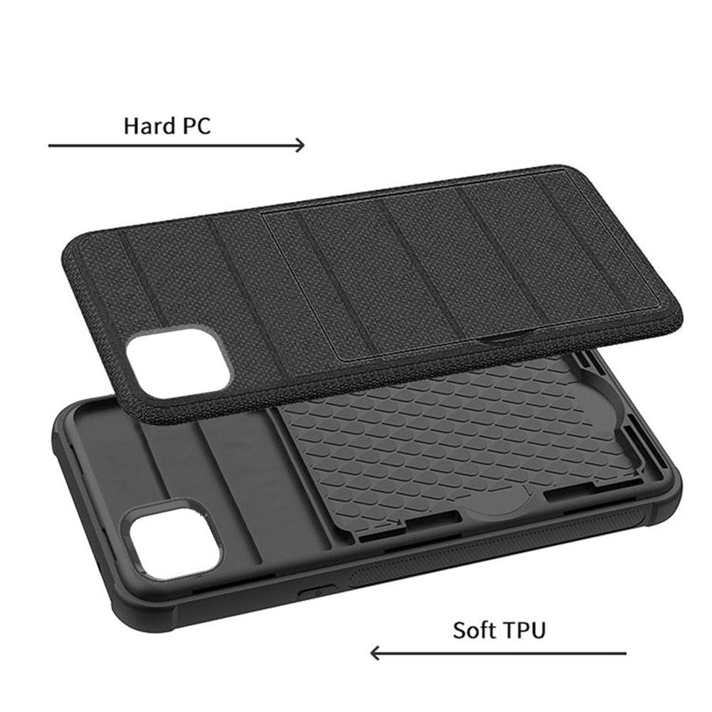 GSA Rugged Multi Card Holder Case for iPhone 11 Pro Max (6.5) - Black
