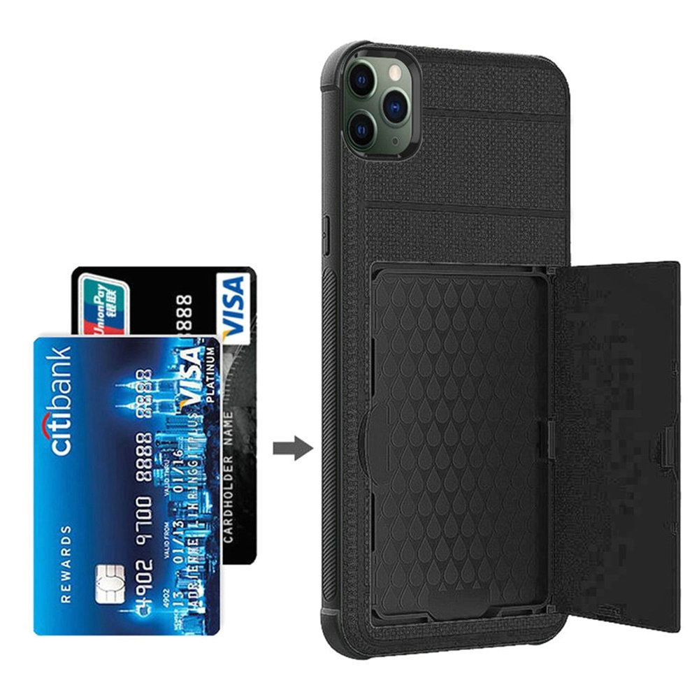 GSA Rugged Multi Card Holder Case for iPhone 11 Pro Max (6.5) - Black