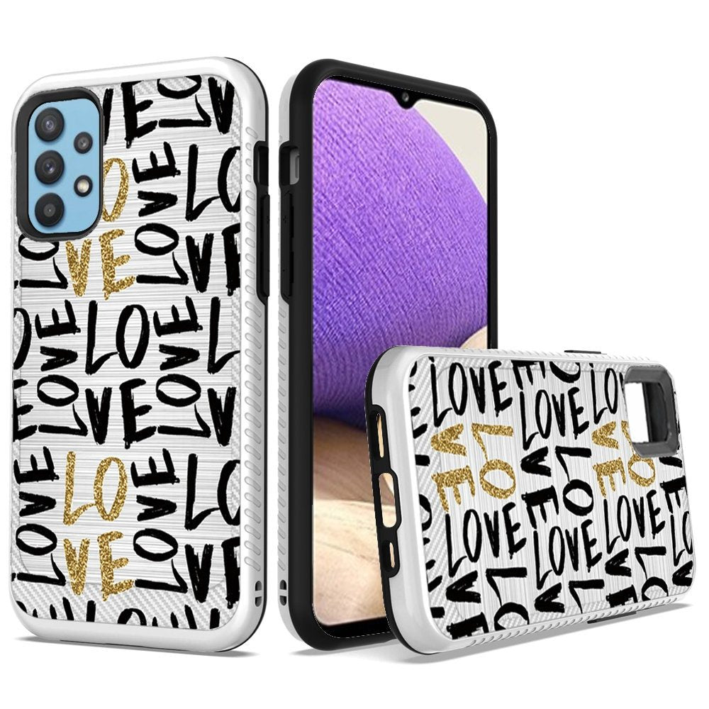 GSA Slim Design Love in Gold Case for Samsung Galaxy A32 5G