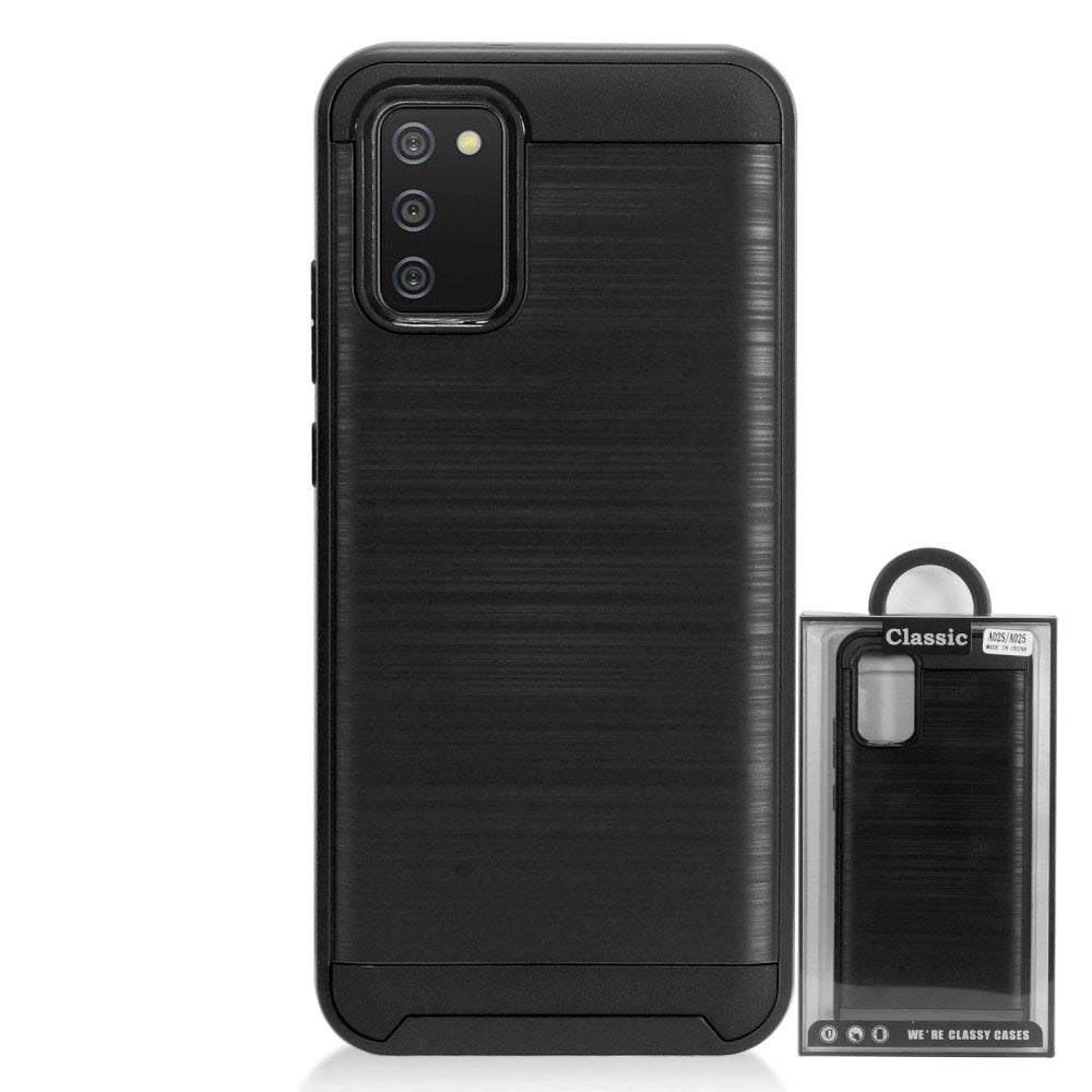 GSA Brushed Hybrid Case for Samsung Galaxy A02s - Black