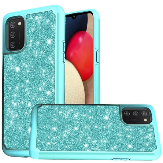 GSA Glitter Bling Candy Case for Samsung Galaxy A02s - Teal