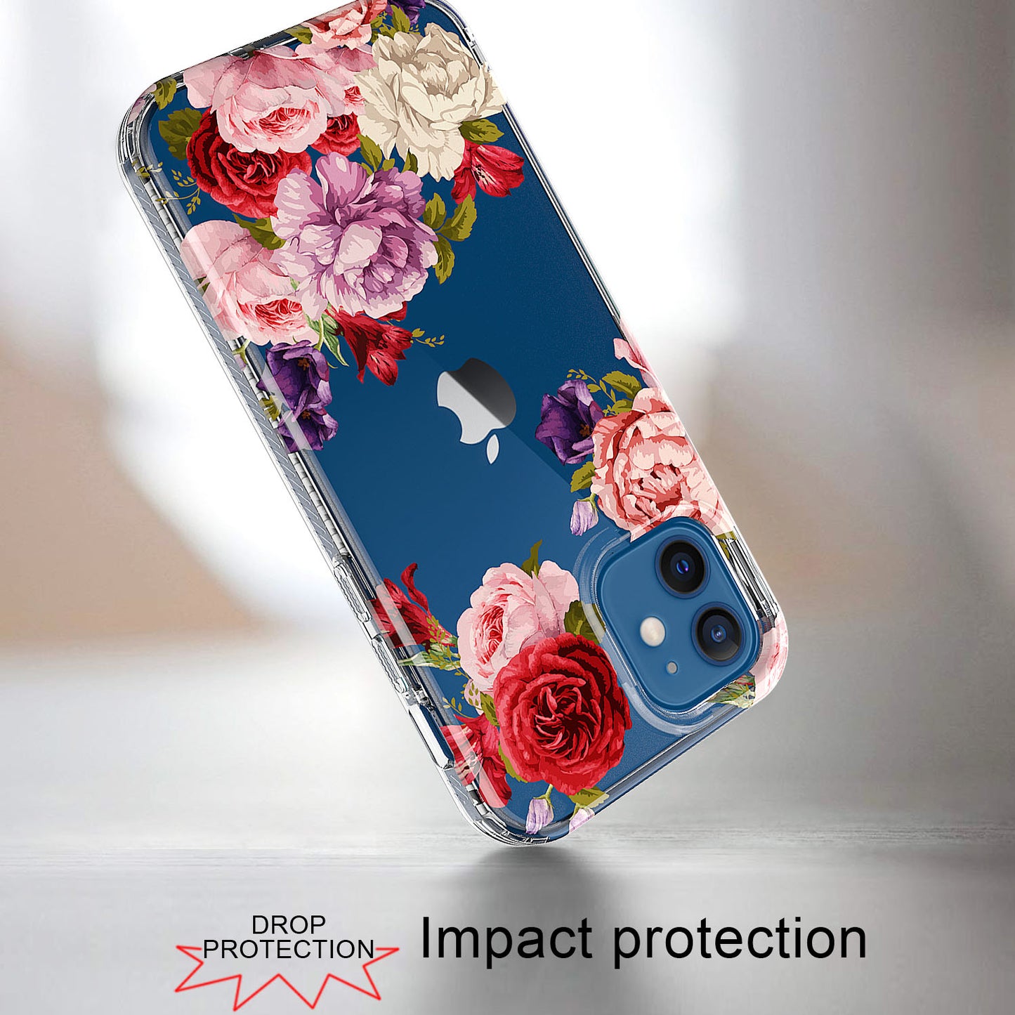 GSA Floral Glitter Candy Case For iPhone XR (6.1") Design F