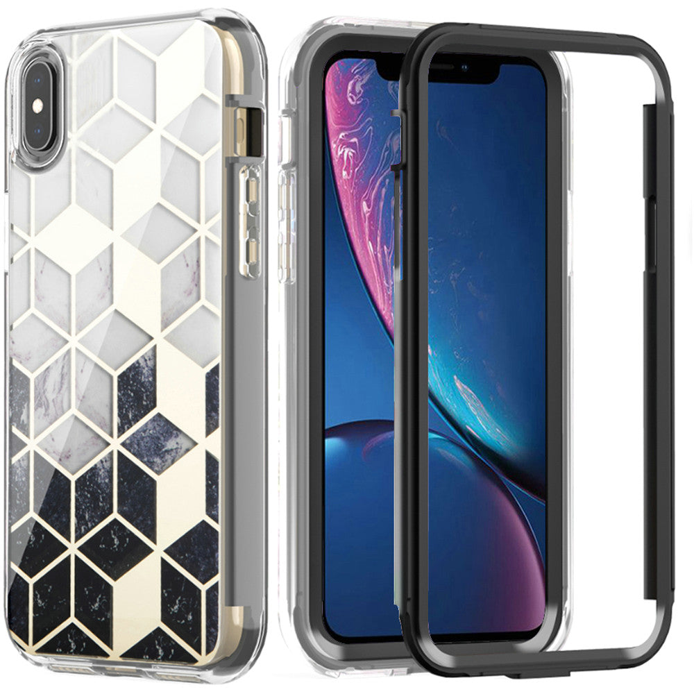 GSA Craze Fashion Design Case Cover For Apple iPhone XR (6.1") Black Cube