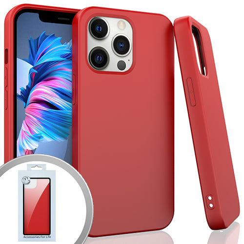 GSA Silicone Candy Case for iPhone 13 Pro Max (6.7") - Red