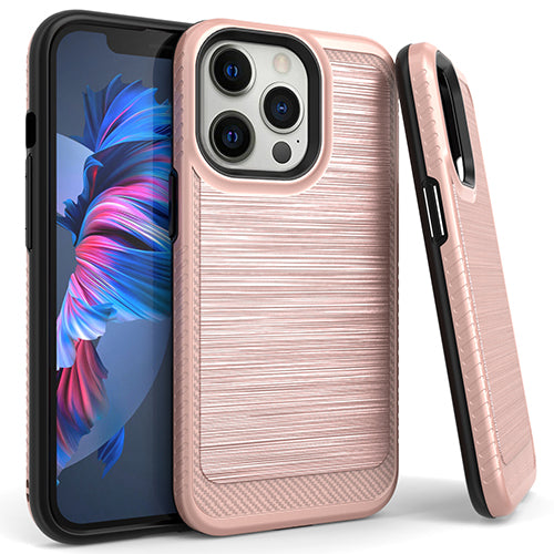 GSA Case for iPhone 13 PRO MAX 6.7 Brushed Case 3 Rose Gold