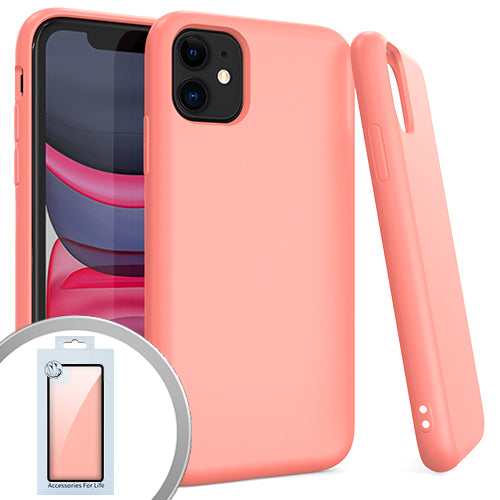 GSA Soft Silicone Candy Case for Apple iPhone 11 (6.1") - Coral