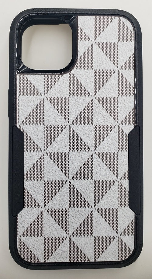 GSA Adventurer Heavy Duty Dropproof Gray Triangles Case For iPhone 13 (6.1")