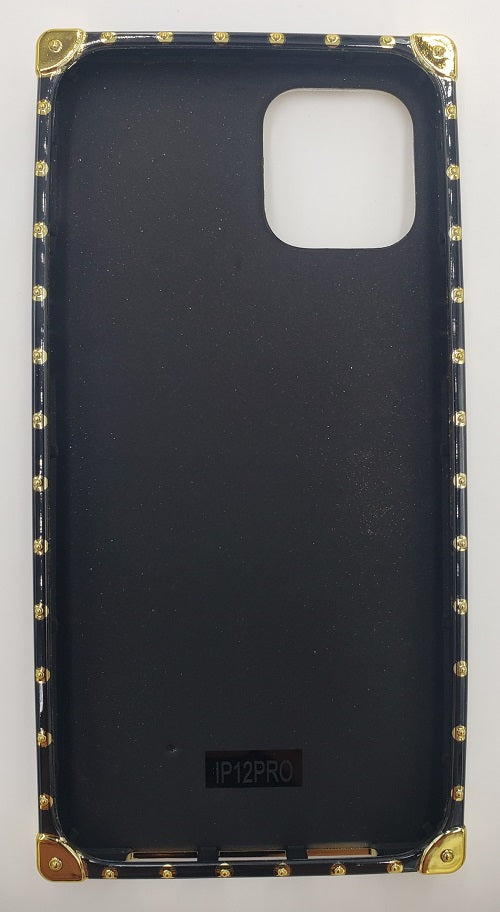 GSA Plaid Travel Chest Style Candy Case For iPhone 12/12 Pro (6.1") - Gray
