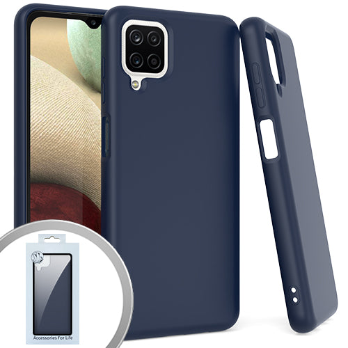 GSA Simply Made Silicone Candy Case for Samsung Galaxy A12 - Blue