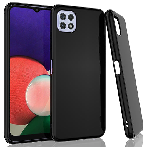 GSA Deluxe Flexible Candy Case for Samsung Galaxy A22, Boost Celero 5G Black