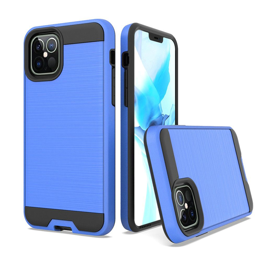 GSA Brushed Hybrid Case for iPhone 13 (6.1") - Blue/Black
