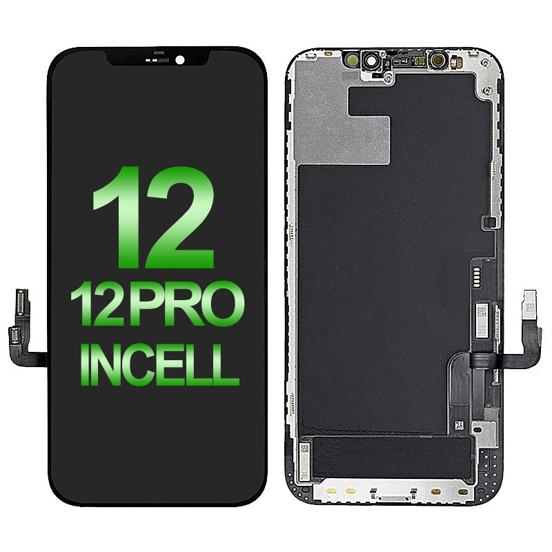 GSA Replacement LCD Screen Digitizer Assembly Frame for iPhone 12/ 12 Pro (Incell) (6.1") Black
