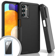 GSA Shockproof Hybrid Case for Samsung A13 5g - Black/Black