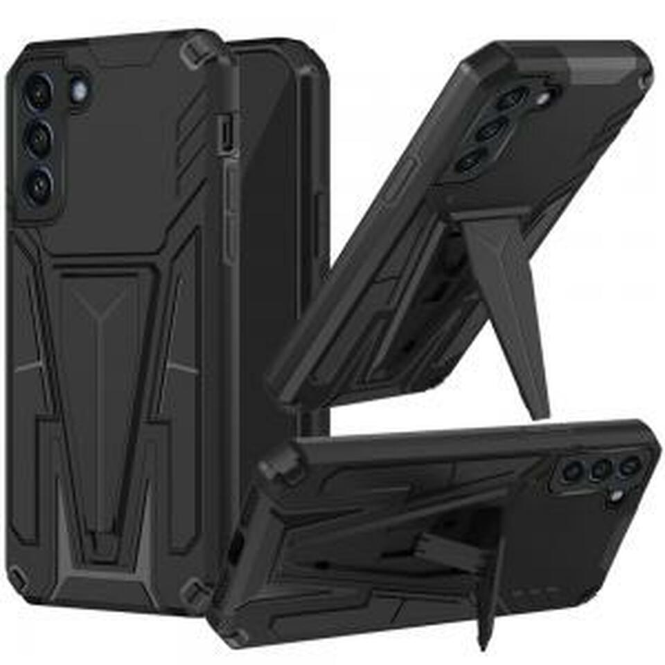 GSA Alien Shockproof Case w/Kickstand for Samsung S22 Plus/S22 Pro - Black