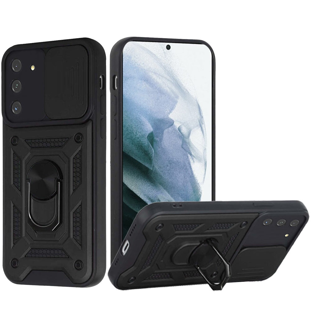 GSA Slim Armor Camera Cover Case for Samsung Galaxy S22 Plus Black
