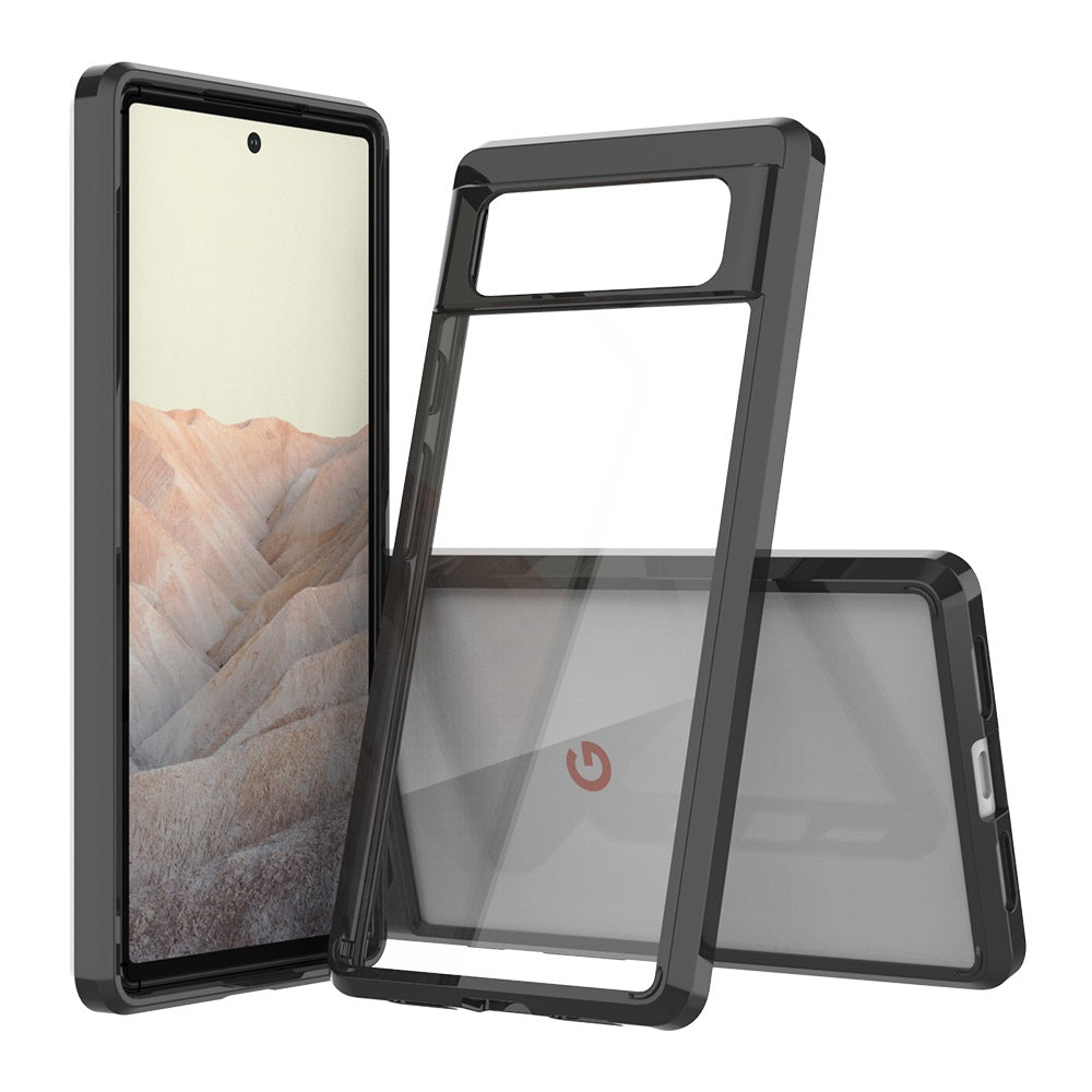 GSA Invisible Bumper Case for Google Pixel 6 - Clear/Black