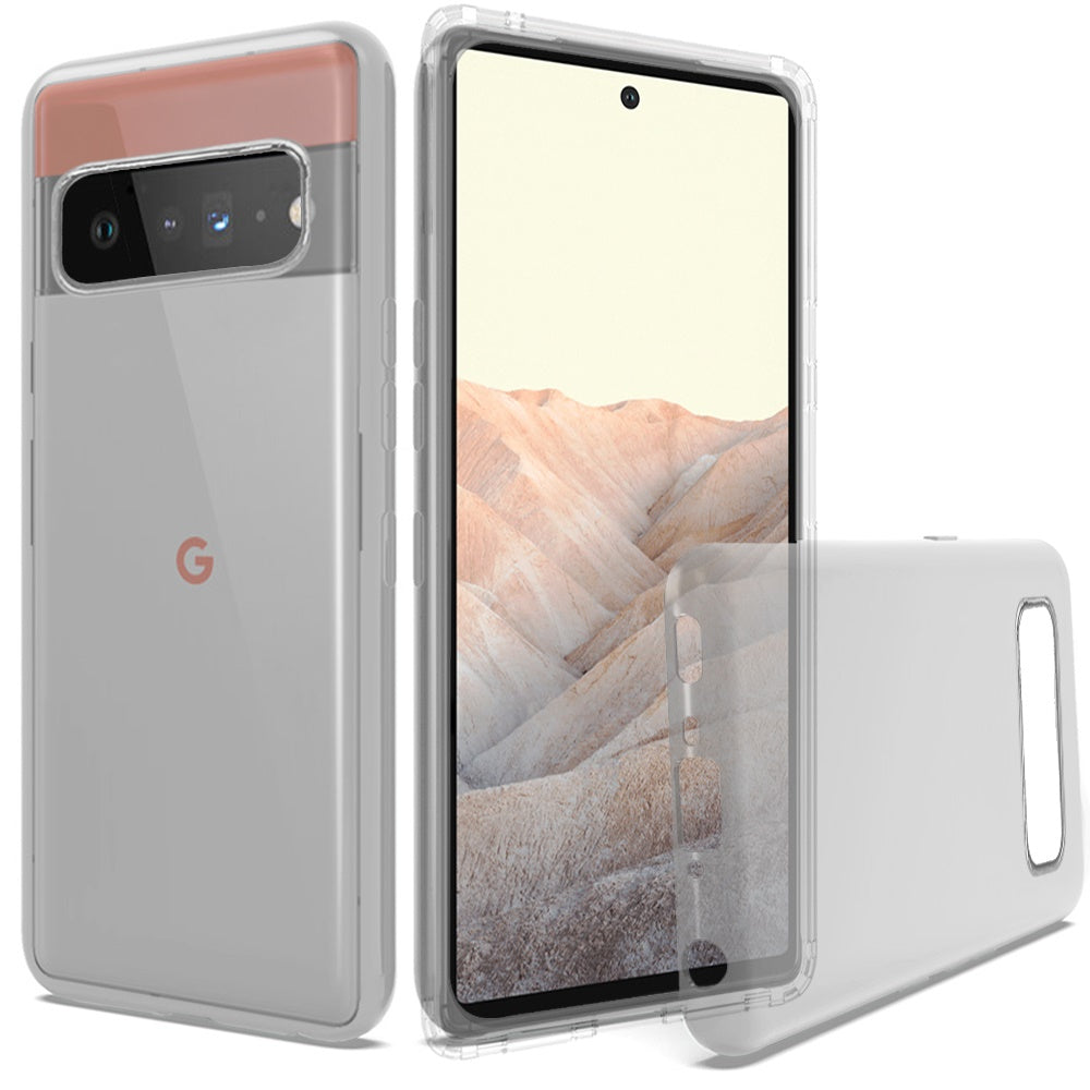 GSA Slim Flexible Frosted Candy Case for Google Pixel 6 - Clear