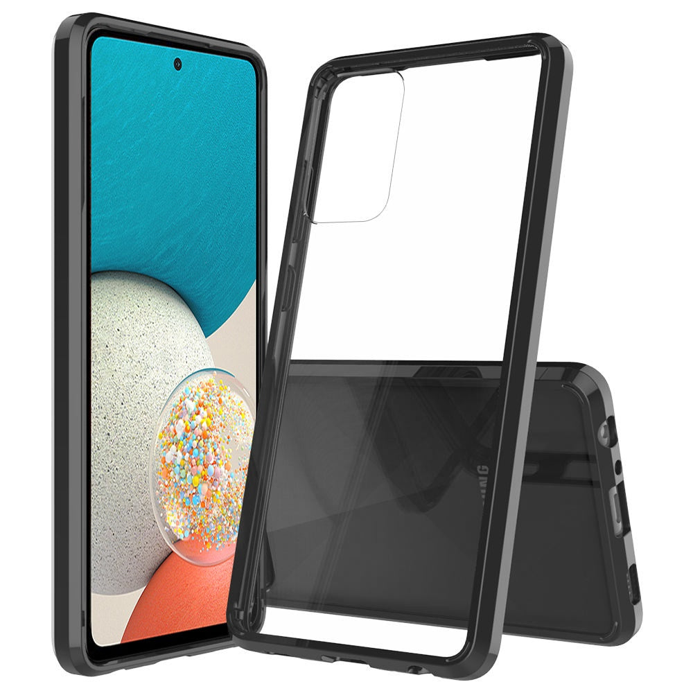 GSA Transparent Bumper Case for Samsung Galaxy A53 5G - Clear/Black