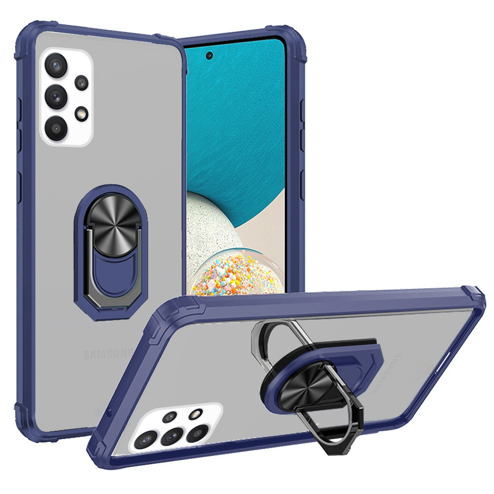 GSA Transparent Bumper Case Ring For Samsung Galaxy A53 5G - Frost/Blue