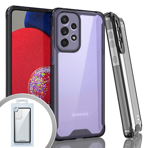 GSA Pro Skin Transparent Hard Case for Samsung Galaxy A53 - Clear/Smoke