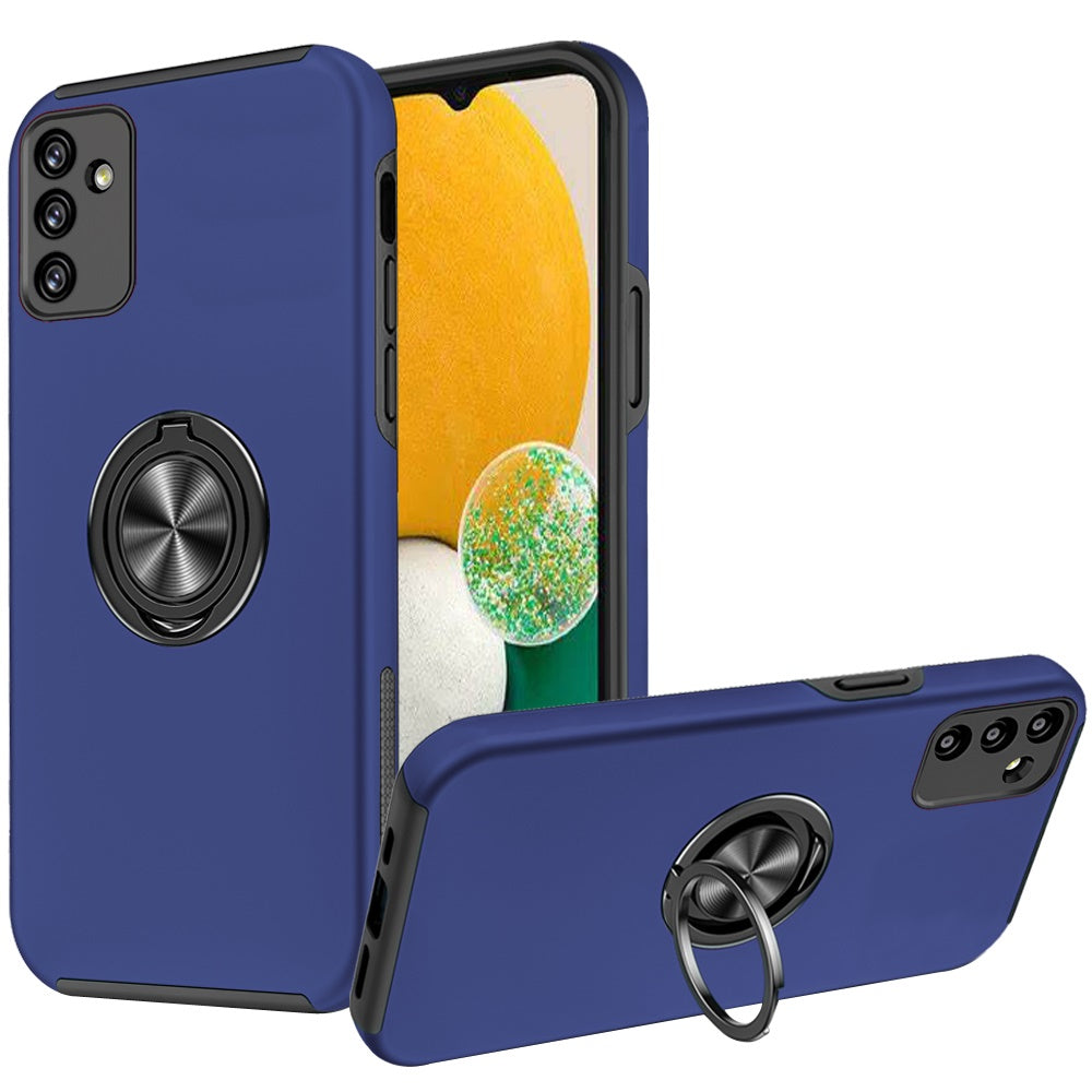 GSA Chief Oil Painted Magnetic Ring Stand For Samsung Galaxy A13 5G Blue