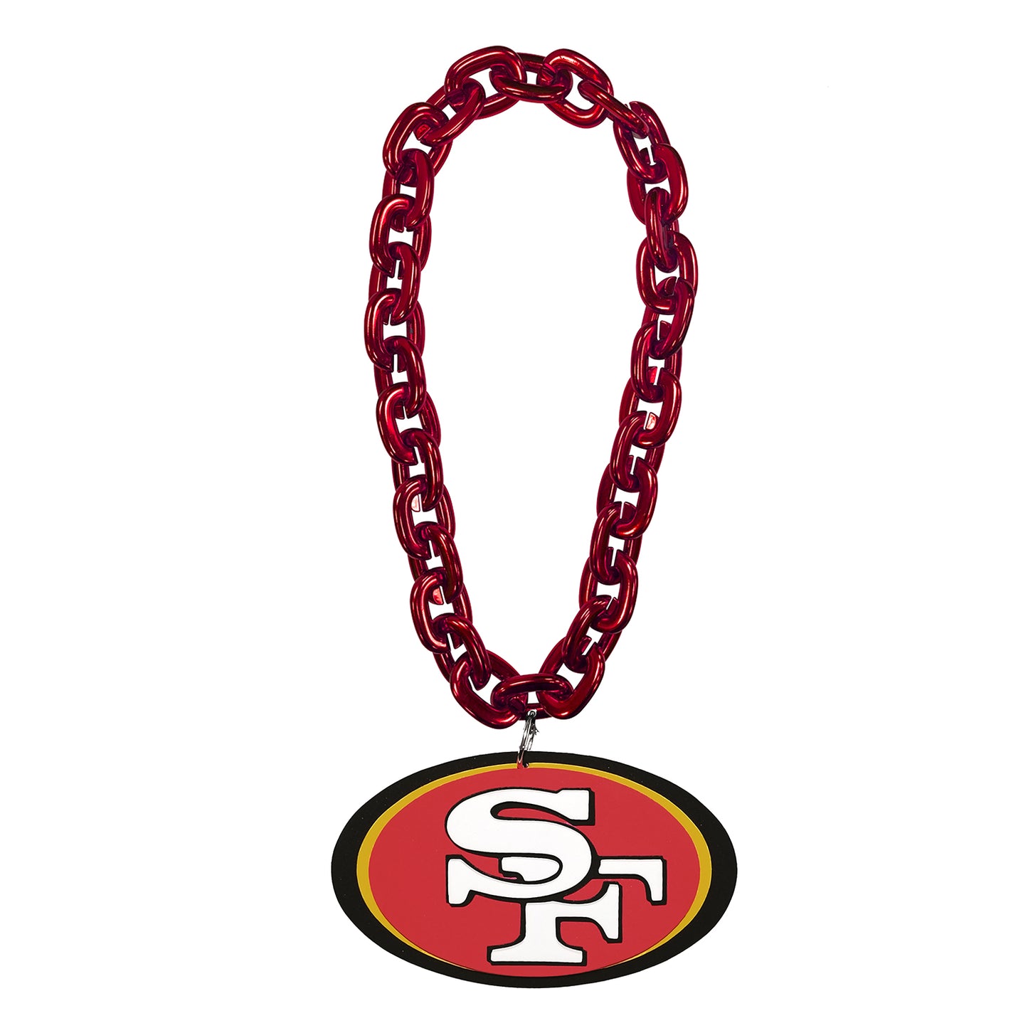 Aminco NFL Licensed San Francisco 49ers 3D Foam Fan Chain Red