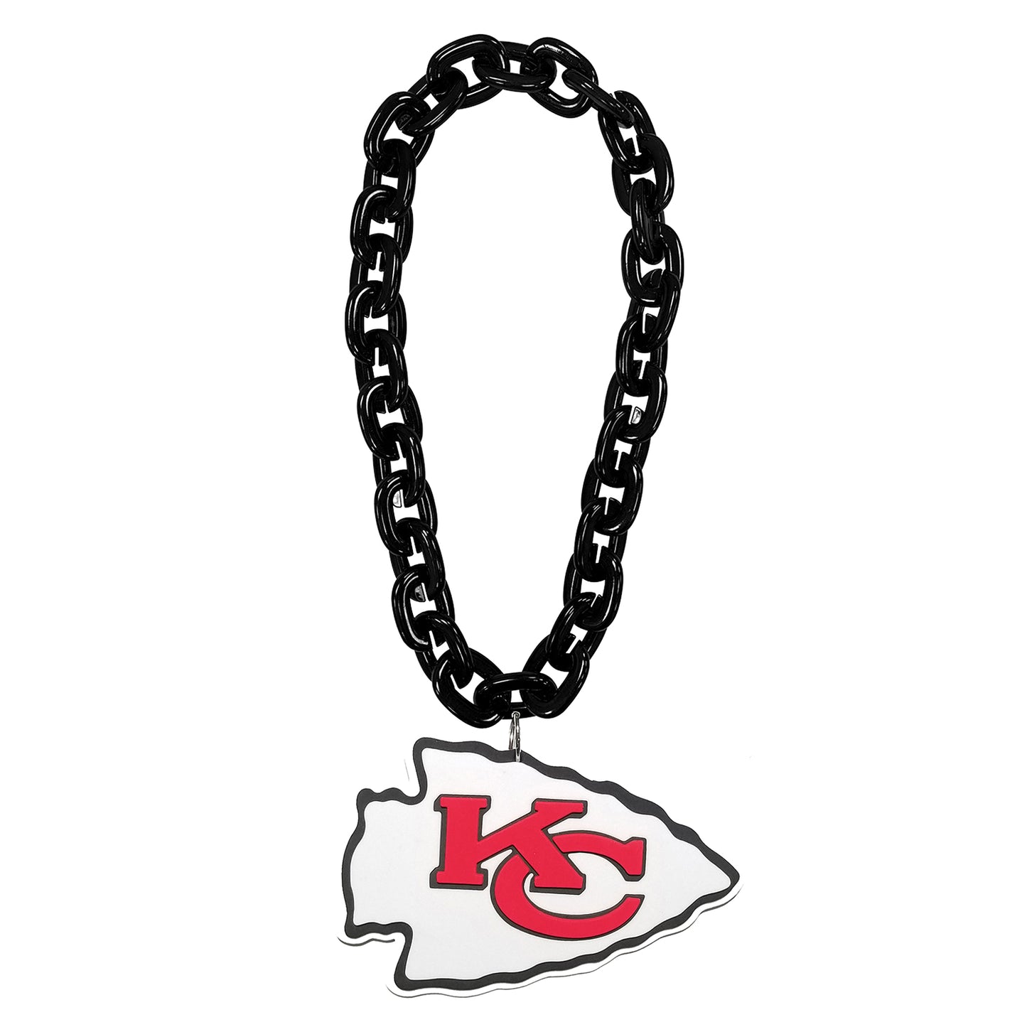 Aminco NFL Licensed Kansas City Chiefs 3D Foam Magnet Fan Chain Black