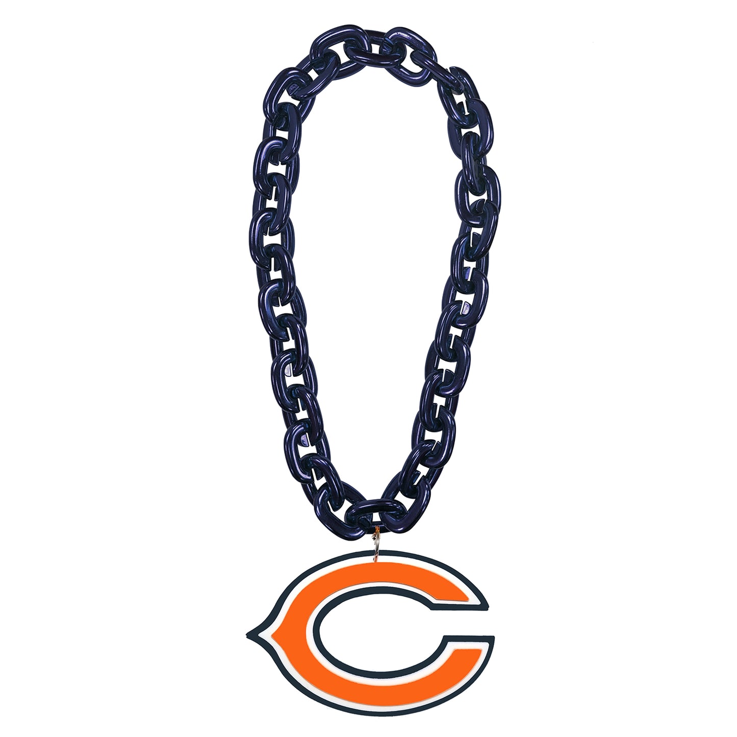 FanFave NFL Licensed Chicago Bears 3D Fan Chain Foam Magnet Navy Blue Chain