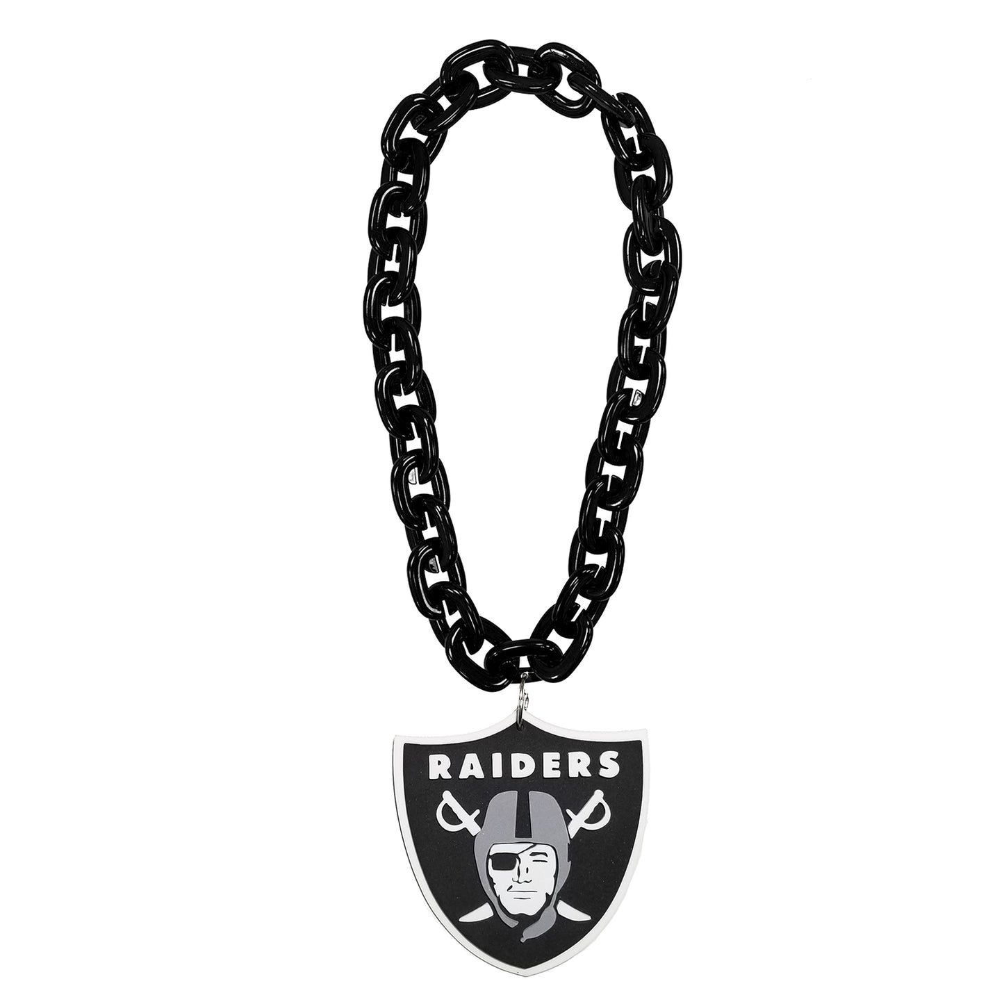 FanFave NFL Las Vegas Raiders 3D Fan Chain Foam Magnet Black Chain