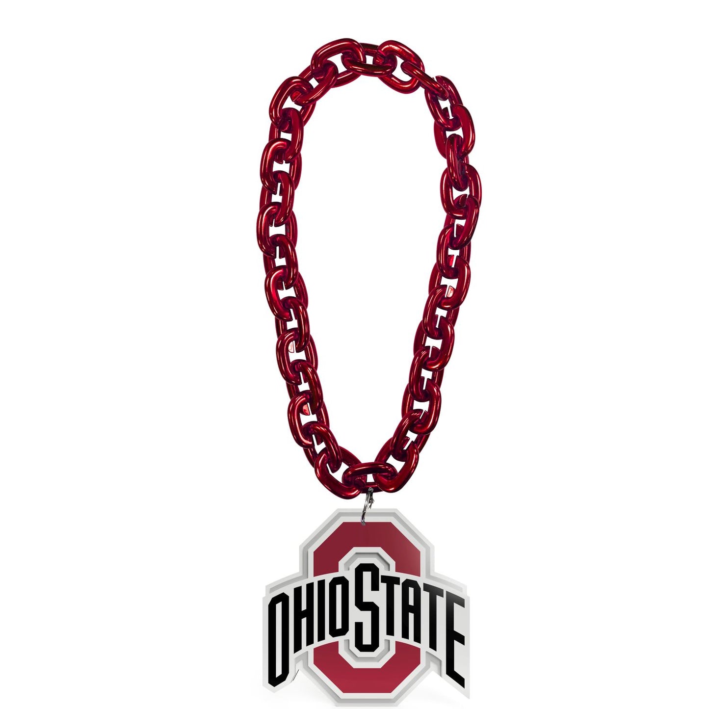 FanFave NCAA Ohio State Buckeyes 3D Fan Chain Foam Magnet Red Chain
