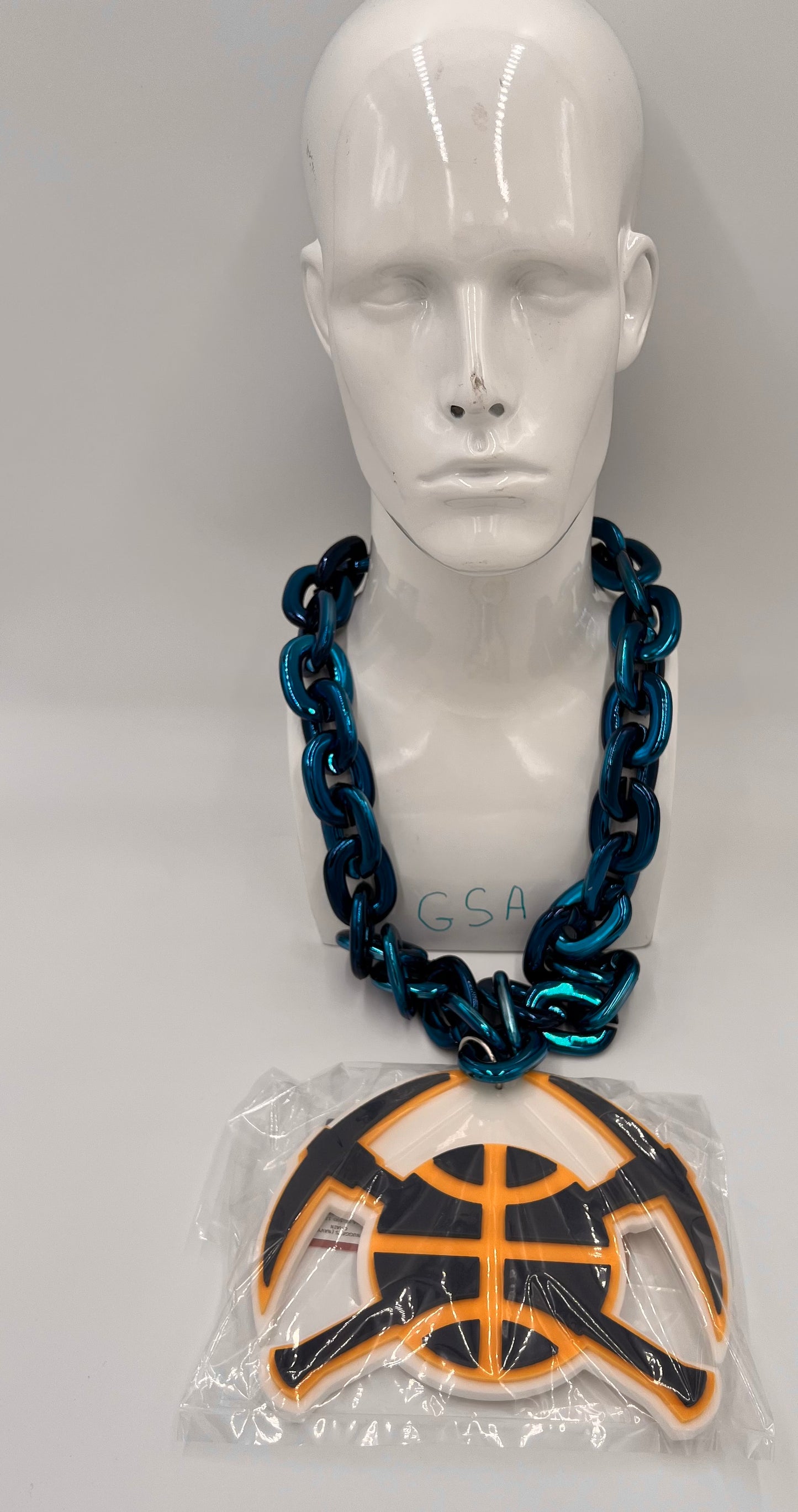 Aminco NBA Officially Licensed Denver Nuggets 3D Foam Fan Chain Blue