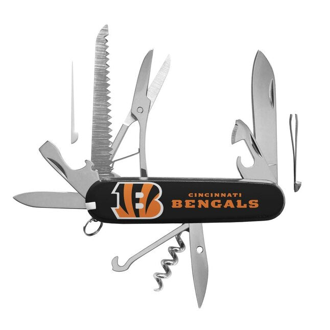 The Sports Vault NFL Cincinnati Bengals Classic Pocket Multi-Tool