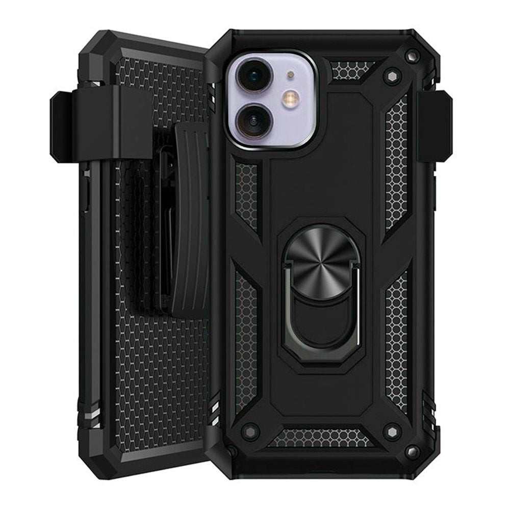GSA Slim Ring Holster Case for Apple iPhone 11 Black