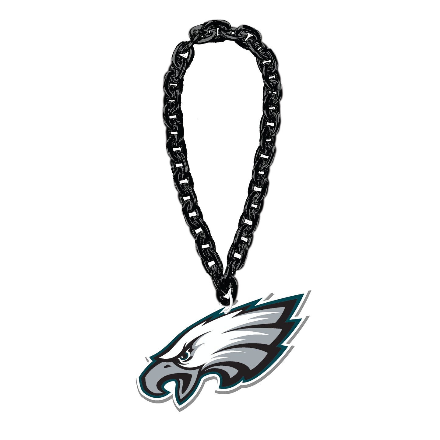 Aminco NFL Licensed Philadelphia Eagles Head Black Chain Magnet