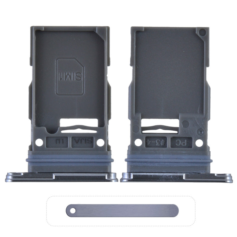 GSA Sim Card & MicroSD Tray for Samsung Galaxy S23, 23+, N911 & N916 Silver