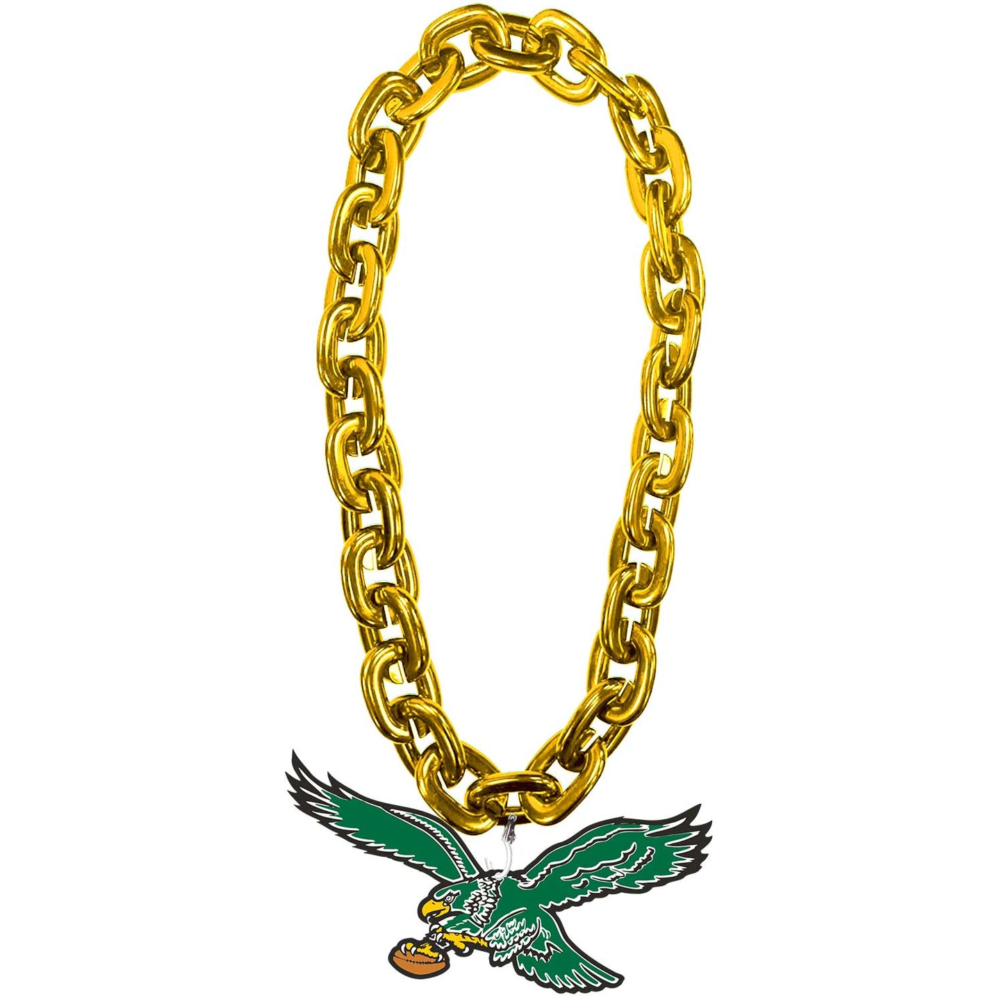 Aminco Fan Chain Gold NFL Philadephia Eagles Throwback Logo